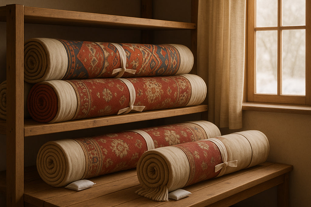 How to store your imported rugs for Winter 2025